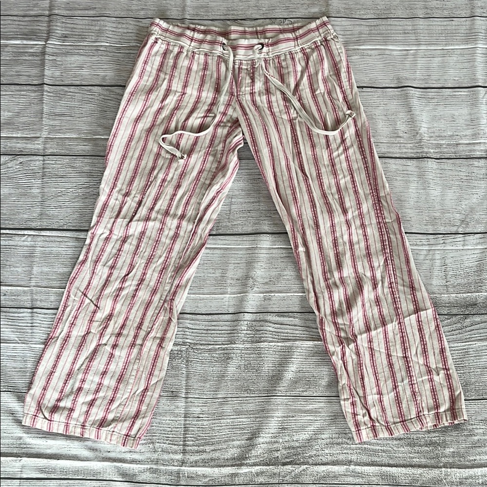 Old Navy Pink and White Striped Sleepwear